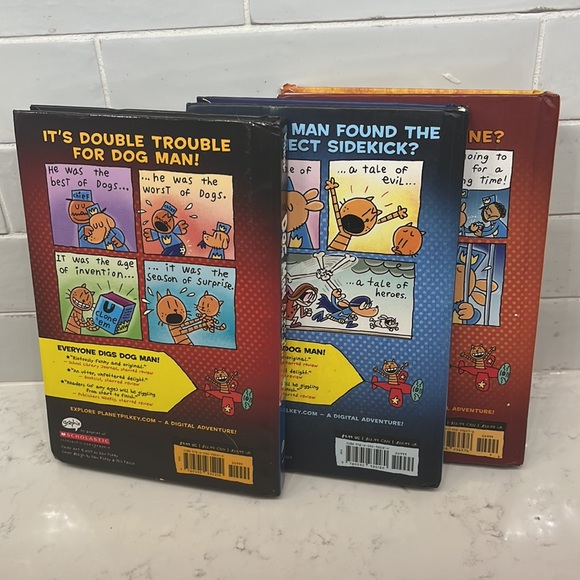Set of 3 - Dog Kid Books by Dav Pilkey - Picture 2 of 6